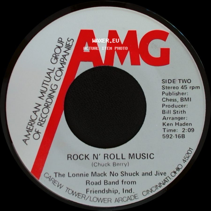 Melvin Carter / The Lonnie Mack No Shuck And Jive Road Band From Friendship, Ind. - Midnight Brew / Rock N' Roll Music side B