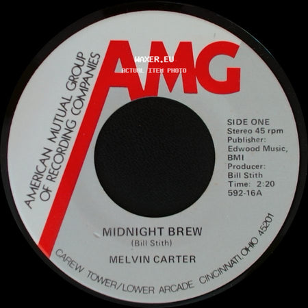 Melvin Carter / The Lonnie Mack No Shuck And Jive Road Band - Midnight Brew / Rock N' Roll Music side A