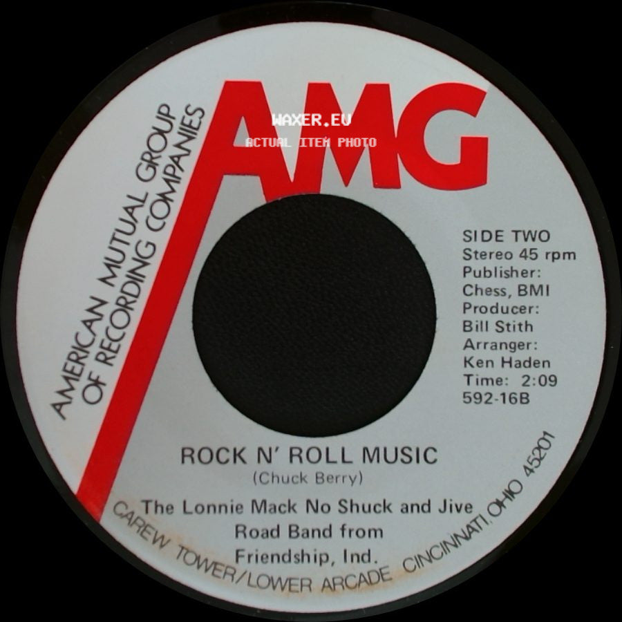 Melvin Carter / The Lonnie Mack No Shuck And Jive Road Band From Friendship, Ind. - Midnight Brew / Rock N' Roll Music side B