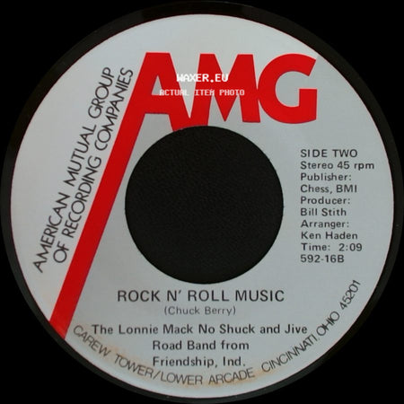 Melvin Carter / The Lonnie Mack No Shuck And Jive Road Band From Friendship, Ind. - Midnight Brew / Rock N' Roll Music side B