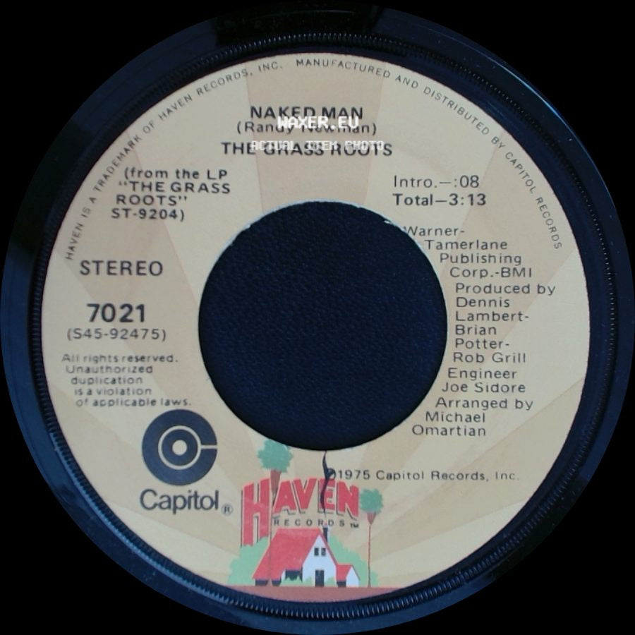 The Grass Roots - Nothing Good Comes Easy / Naked Man side B