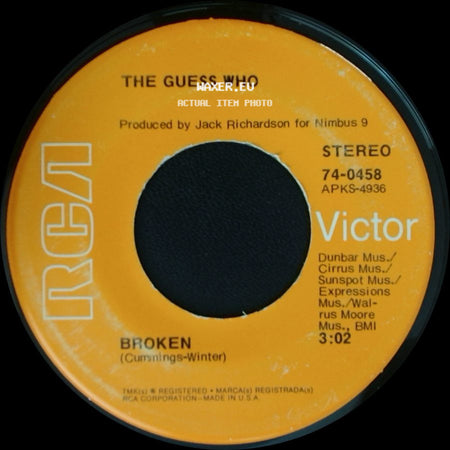 The Guess Who - Albert Flasher / Broken side B