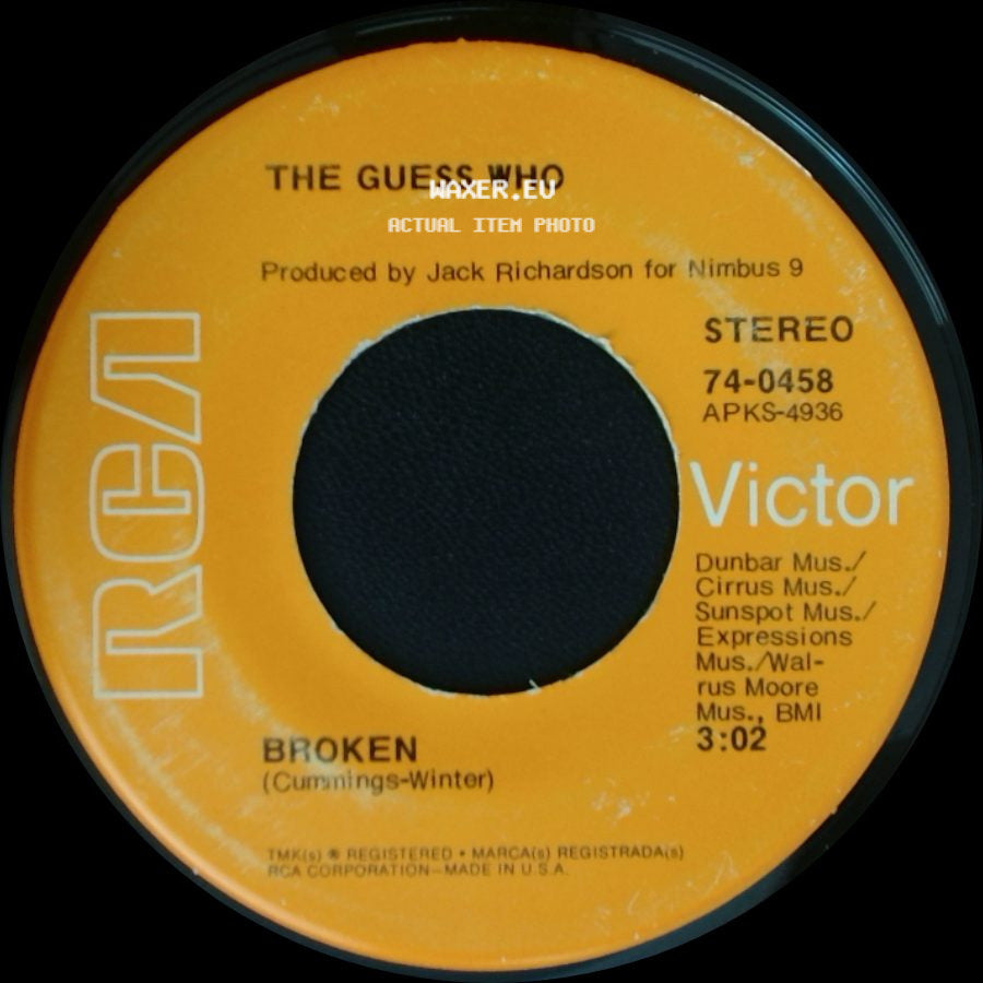 The Guess Who - Albert Flasher / Broken side B