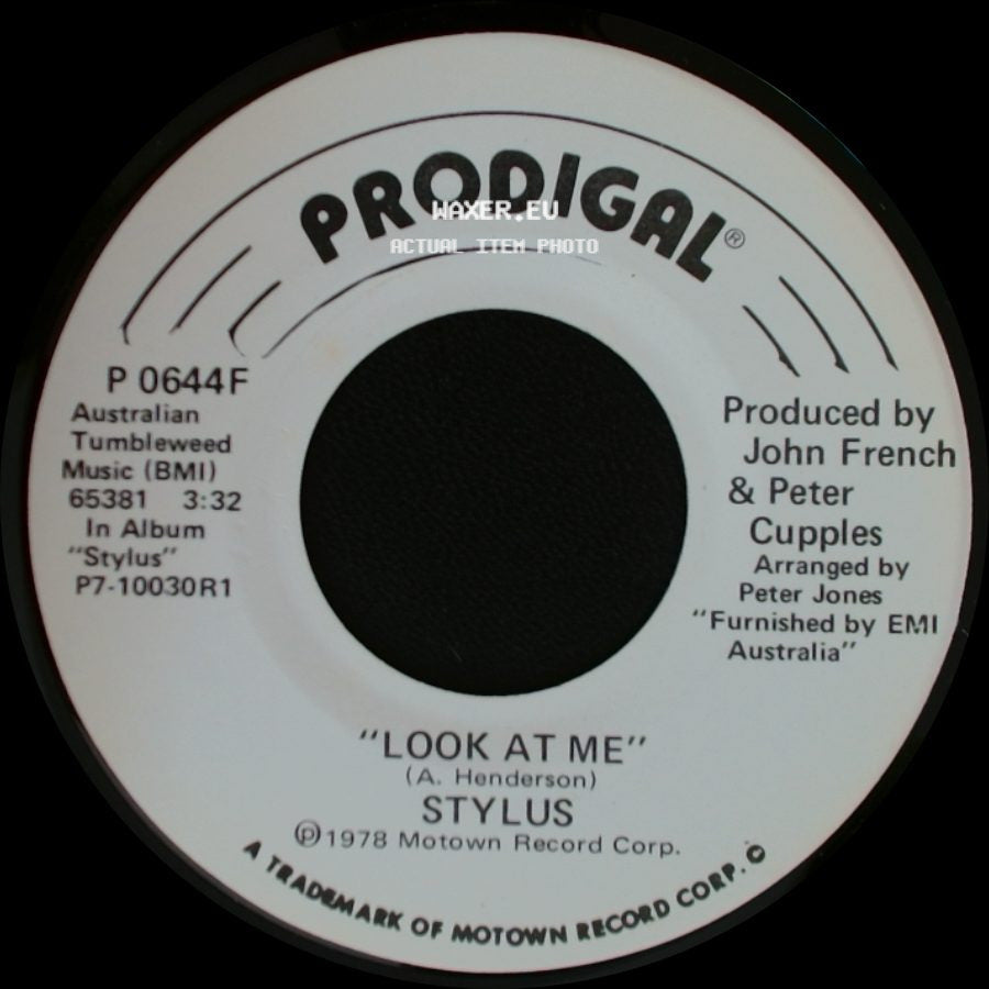 Stylus - Look At Me / Look At Me side A
