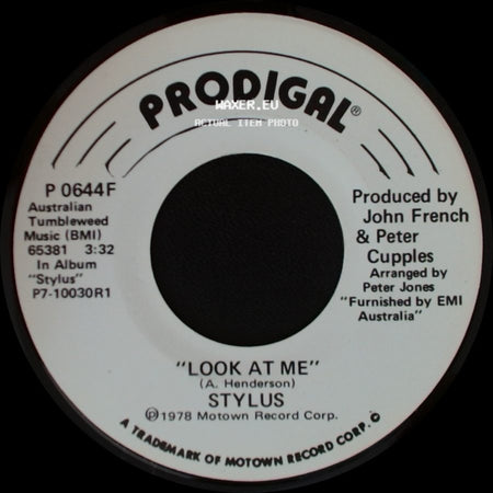 Stylus - Look At Me / Look At Me side B