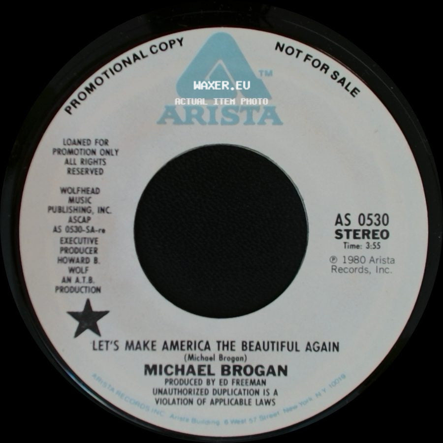 Michael Brogan - Let's Make America The Beautiful Again / Let's Make America The Beautiful Again side A