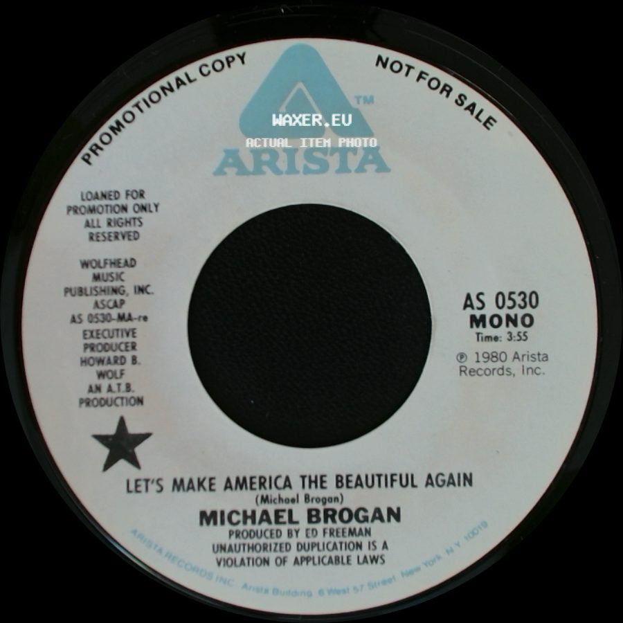 Michael Brogan - Let's Make America The Beautiful Again / Let's Make America The Beautiful Again side B