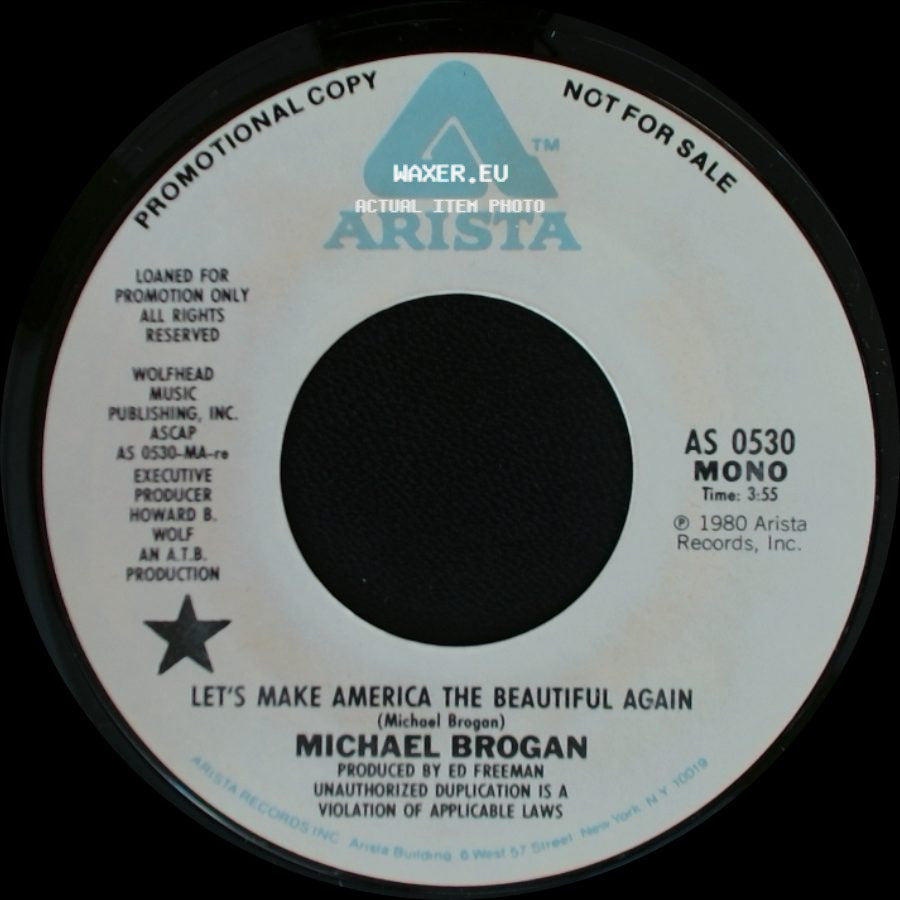 Michael Brogan - Let's Make America The Beautiful Again / Let's Make America The Beautiful Again side B