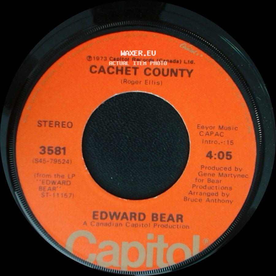 Cachet County / Edward Bear - Unknown Title A / Close Your Eyes side A