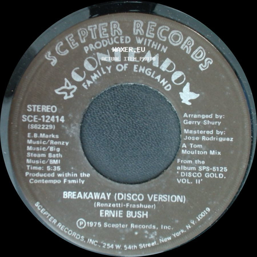 Ernie Bush - Breakaway (Disco Version) / Breakaway side A
