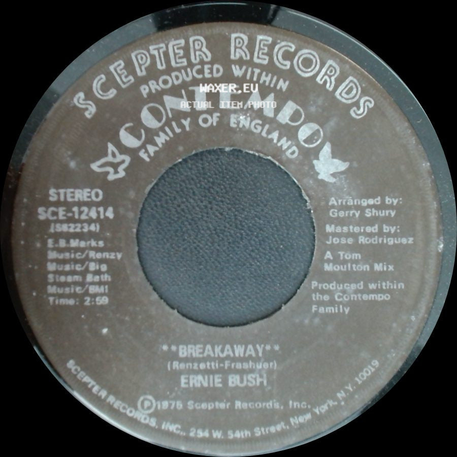 Ernie Bush - Breakaway (Disco Version) / Breakaway side B