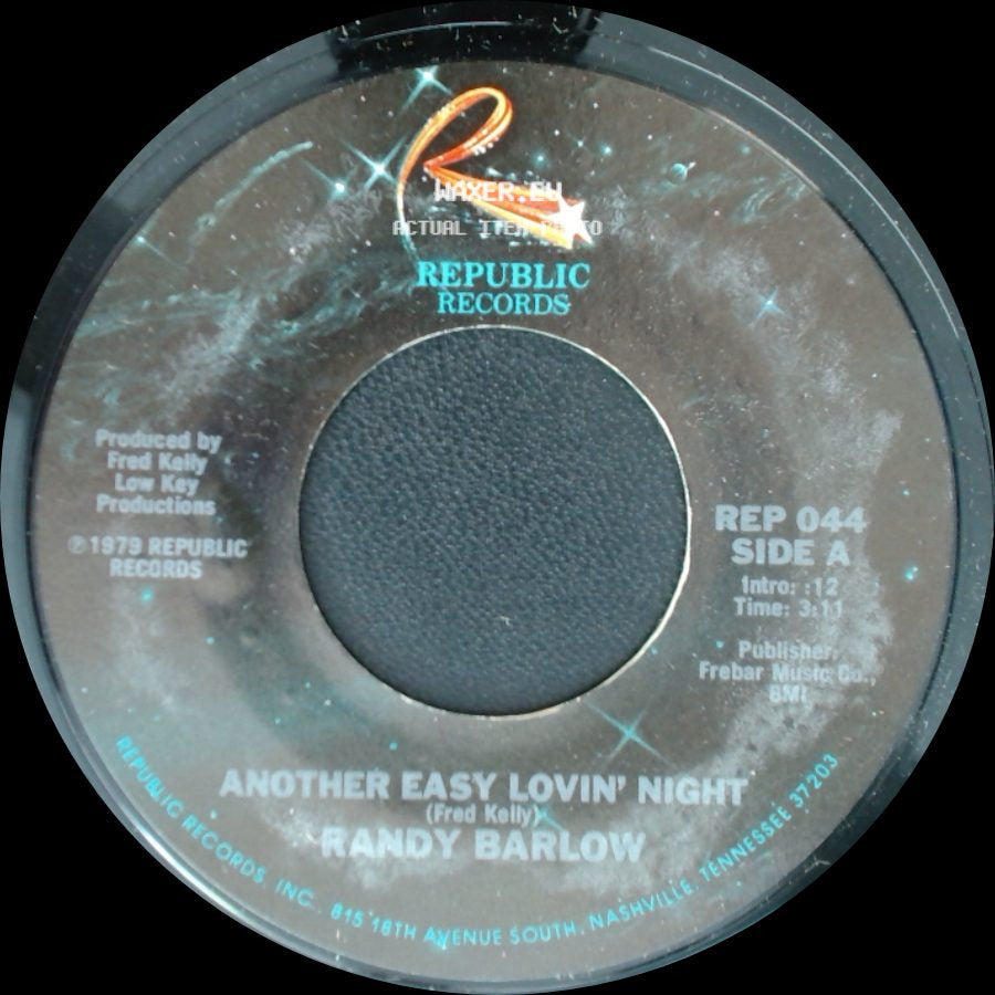 Randy Barlow - Another Easy Lovin' Night / Louisiana Delta side A