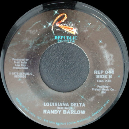 Randy Barlow - Another Easy Lovin' Night / Louisiana Delta side B