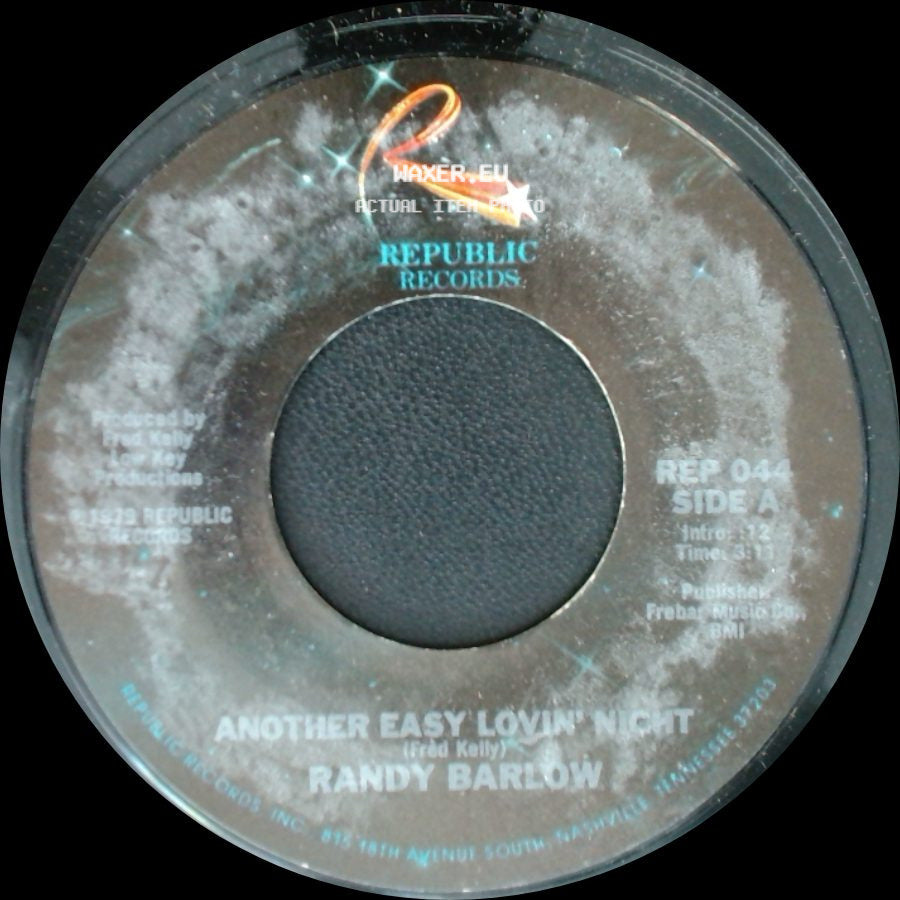 Randy Barlow - Another Easy Lovin' Night / Louisiana Delta side A
