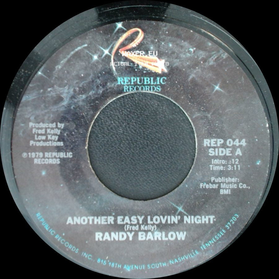 Randy Barlow - Another Easy Lovin' Night / Louisiana Delta side A