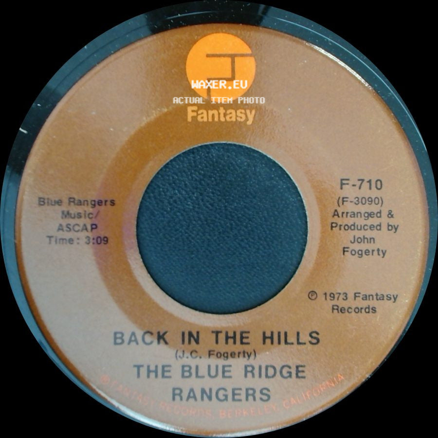 The Blue Ridge Rangers - You Don't Owe Me / Back In The Hills side B