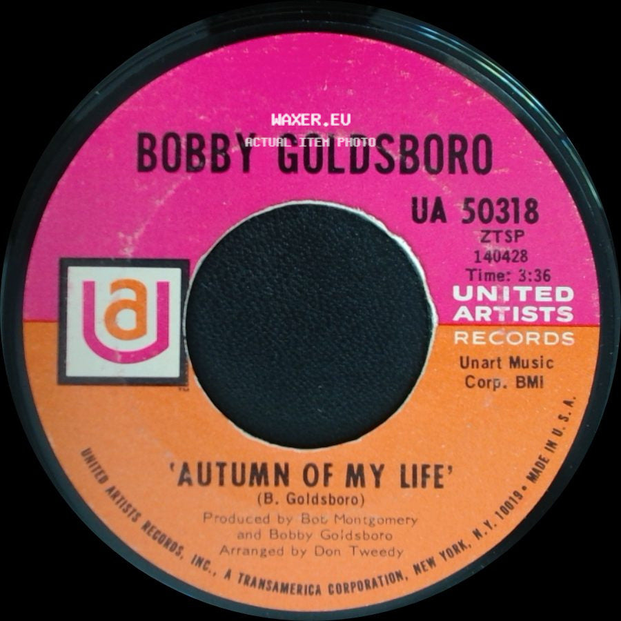 Bobby Goldsboro - Autumn Of My Life / 'she Chased Me' side A