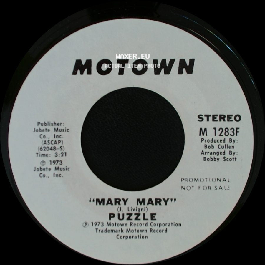 Puzzle - Mary Mary / Mary Mary side A