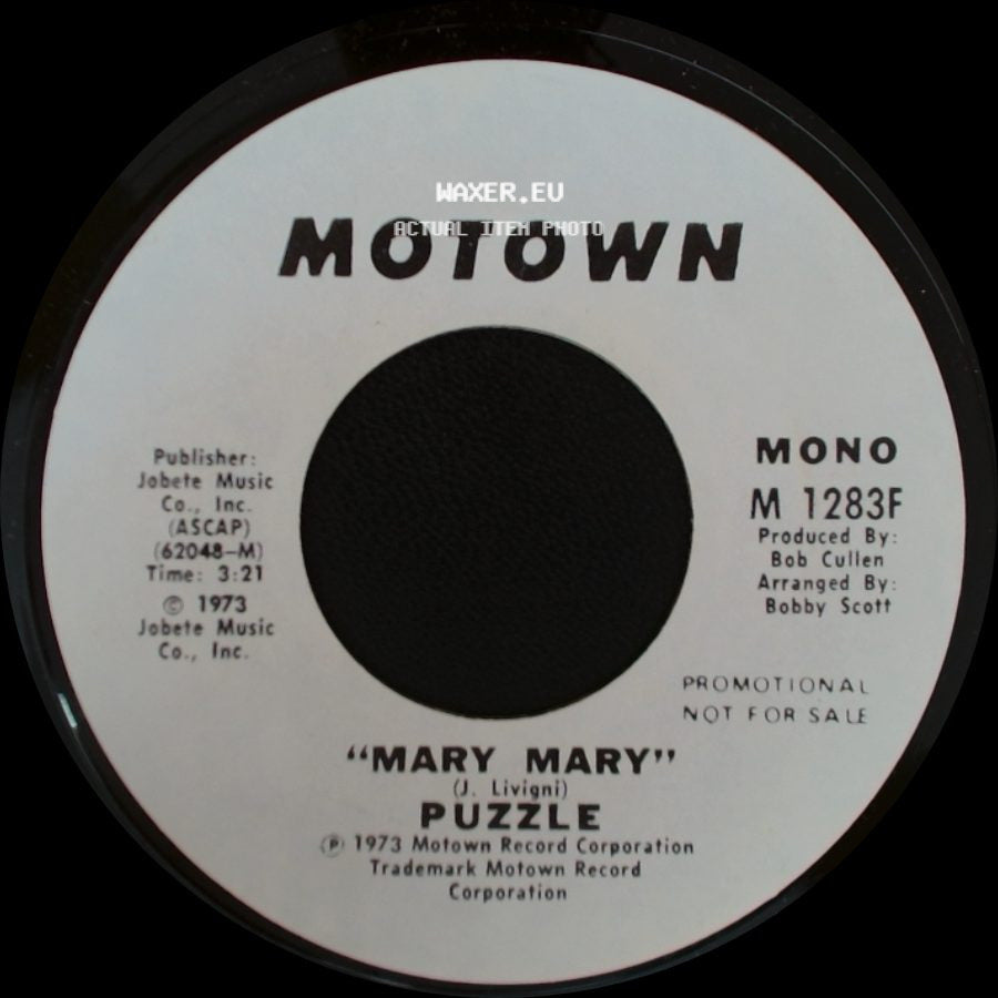 Puzzle - Mary Mary / Mary Mary side B
