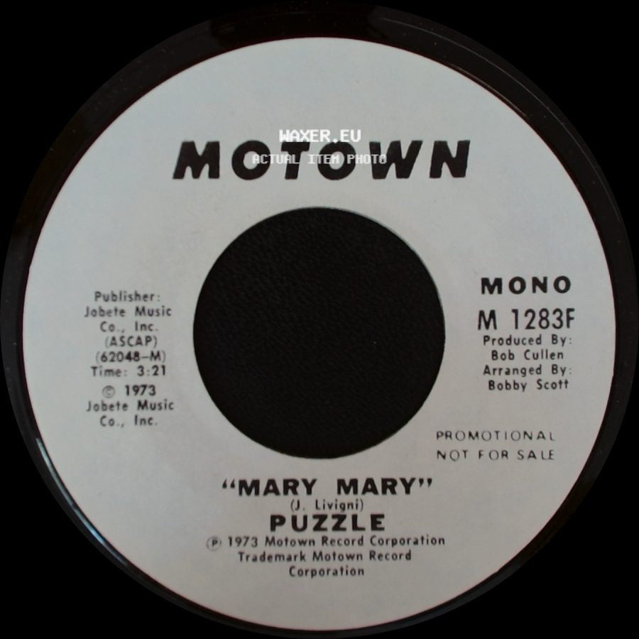 Puzzle - Mary Mary / Mary Mary side B