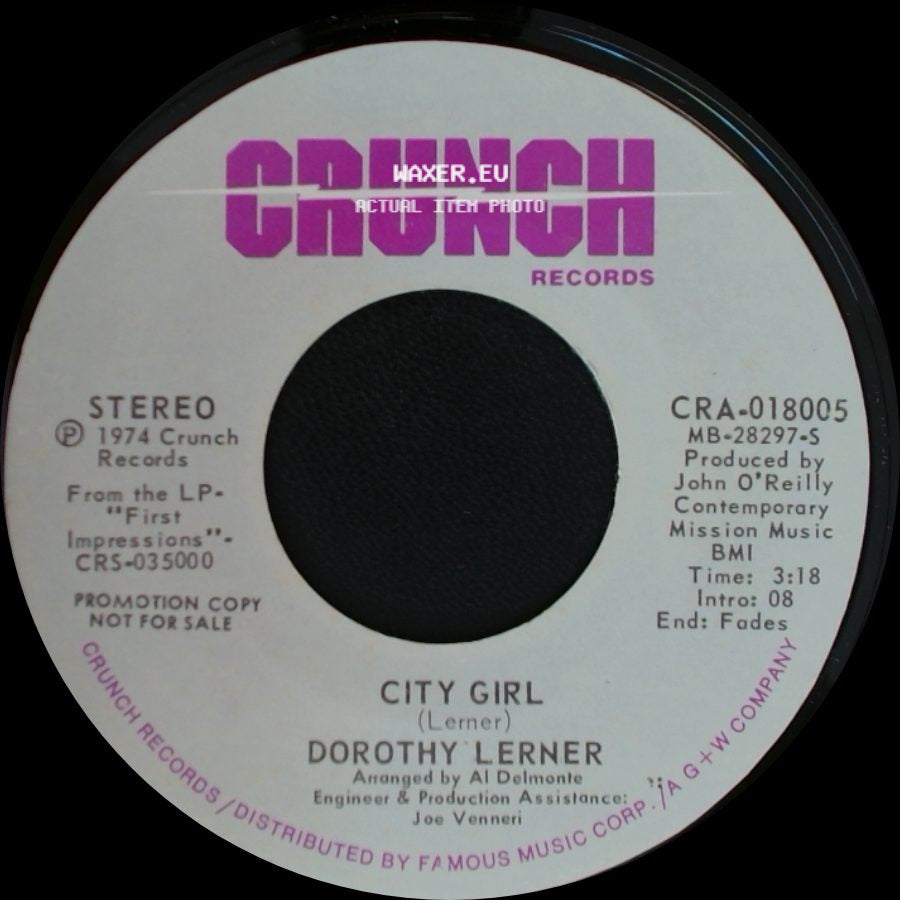 Dorothy Lerner - City Girl / Father Of This Moment side A