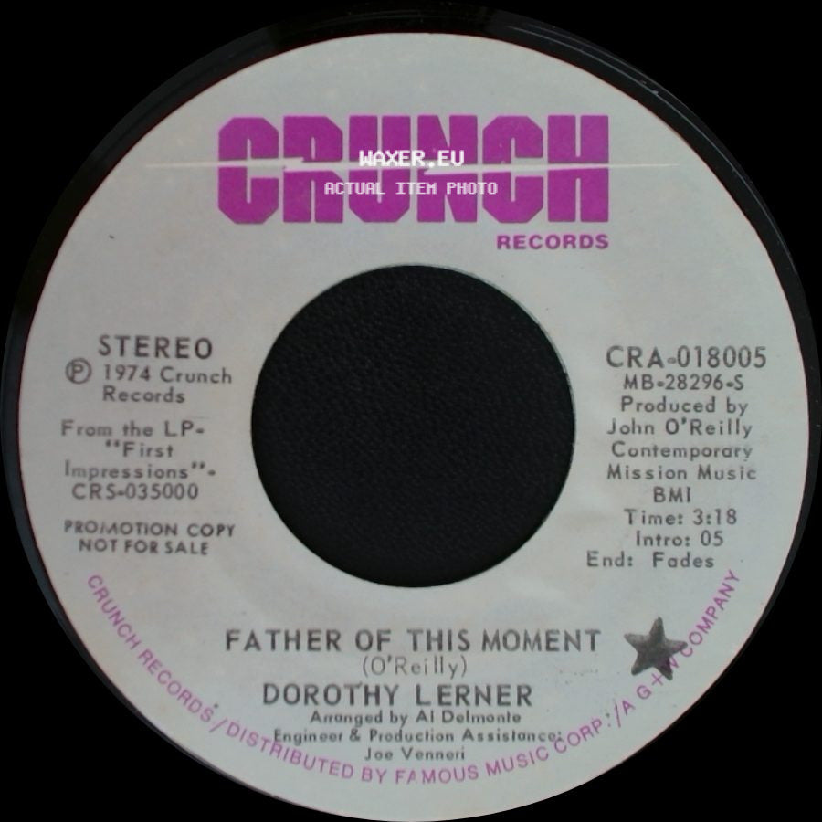 Dorothy Lerner - City Girl / Father Of This Moment side B
