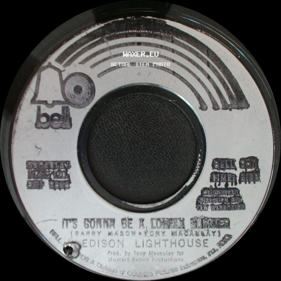 Edison Lighthouse - She Works In A Woman's Way / It's Gonna Be A Lonely Summer side B