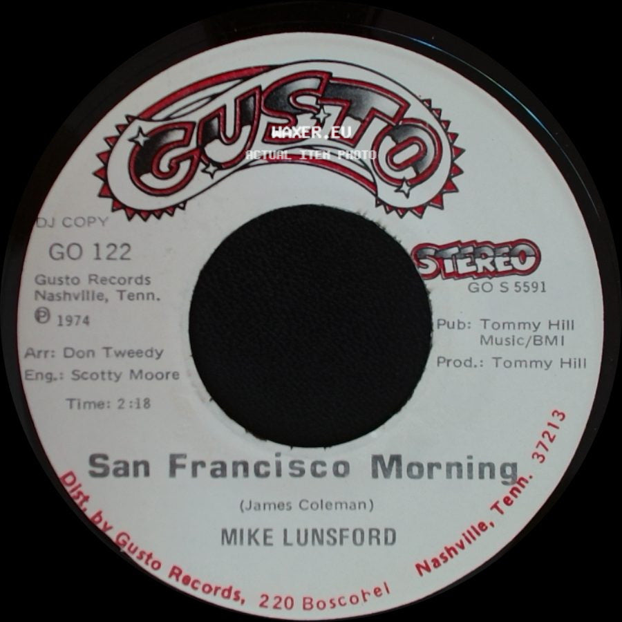 Mike Lunsford - Snake River Canyon / San Francisco Morning side B