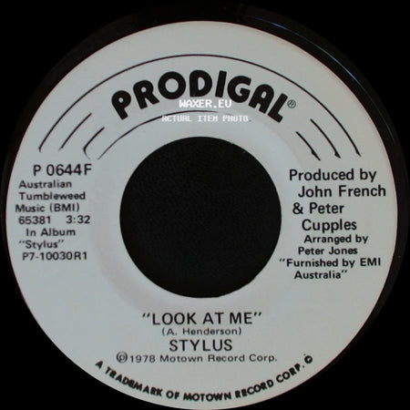 Stylus - Look At Me / Look At Me side B