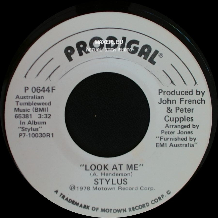 Stylus - Look At Me / Look At Me side A