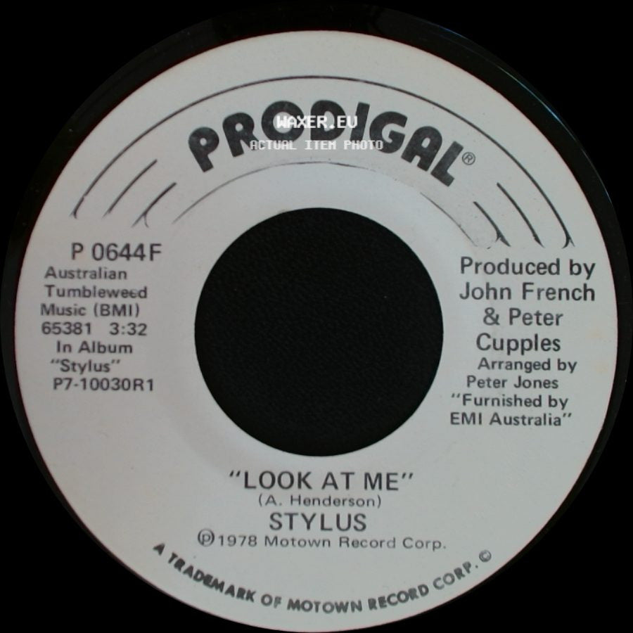Stylus - Look At Me / Look At Me side B