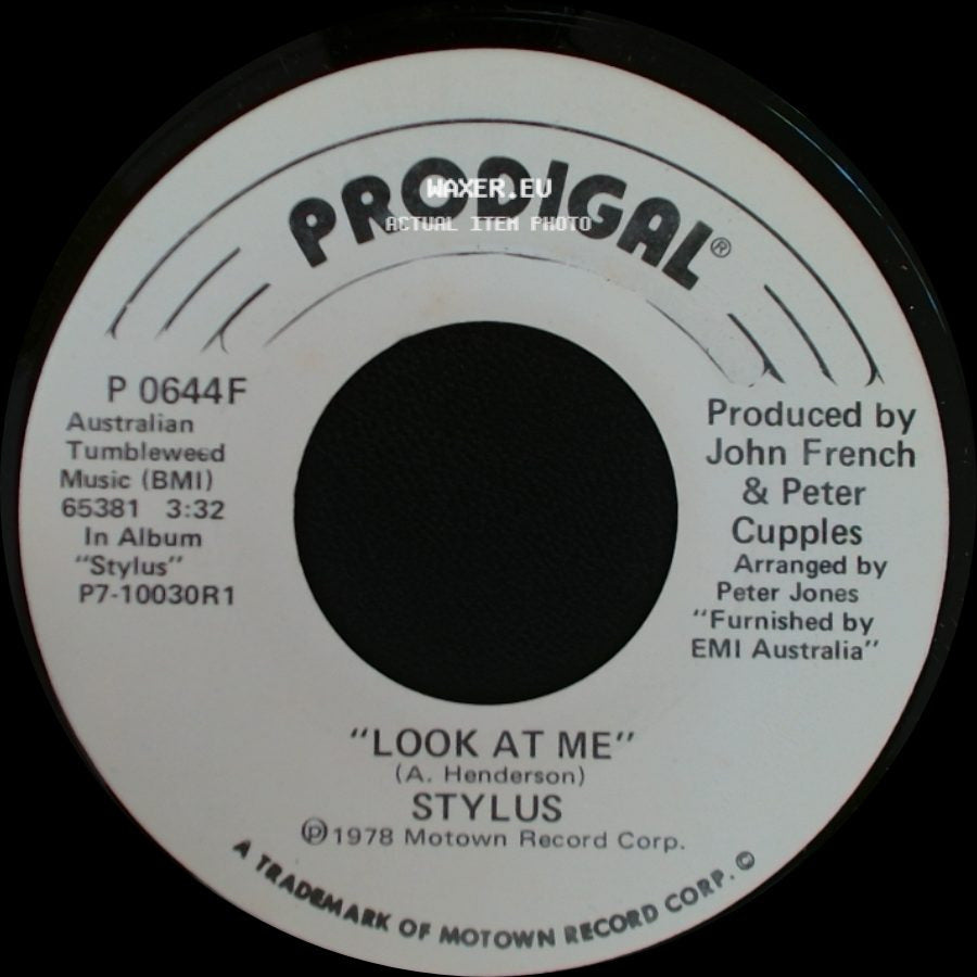 Stylus - Look At Me / Look At Me side B