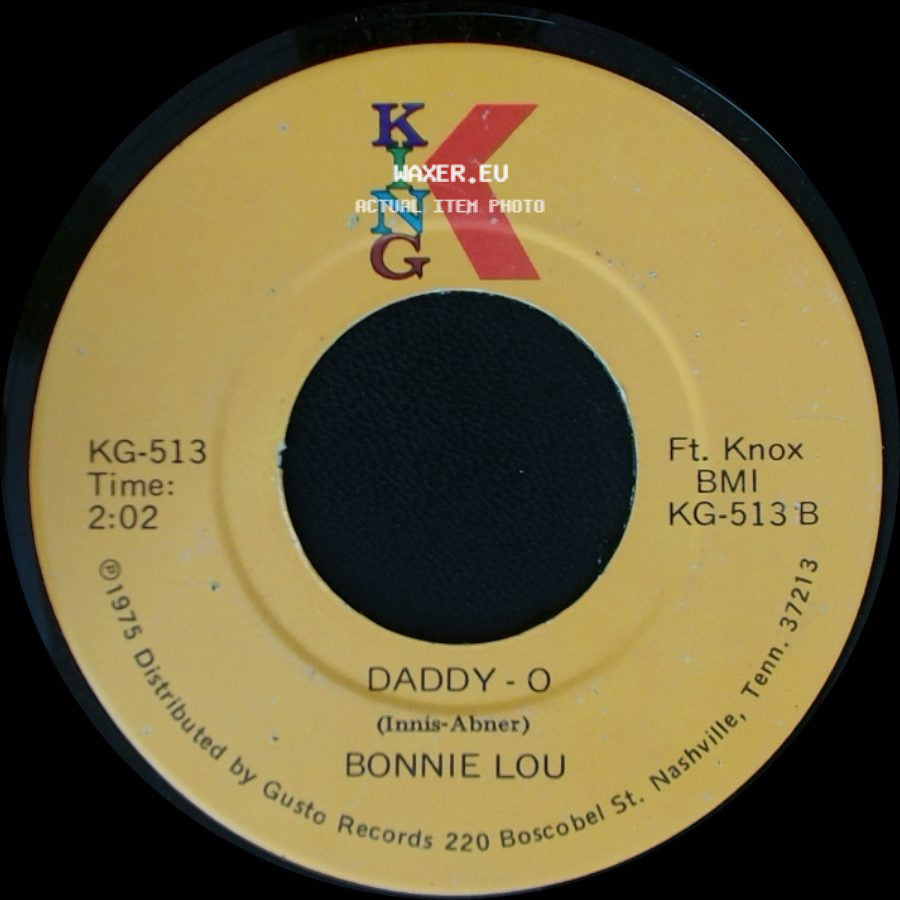 Bonnie Lou - Daddy - O / Tennessee Wig Walk side A
