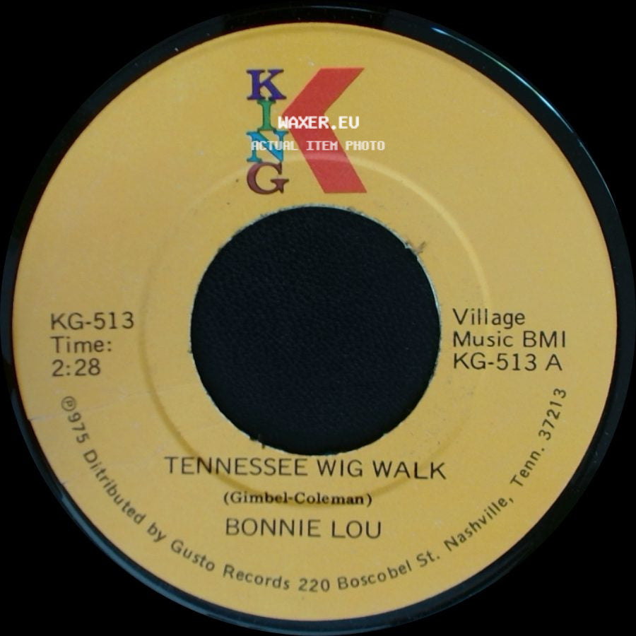 Bonnie Lou - Daddy - O / Tennessee Wig Walk side B