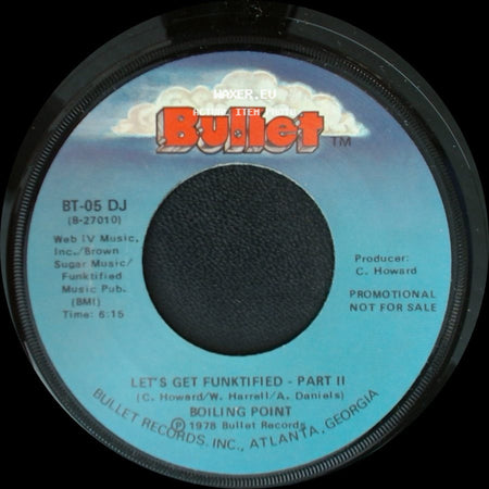 Boiling Point - Let's Get Funktified - Part I / Let's Get Funktified - Part Ii side B