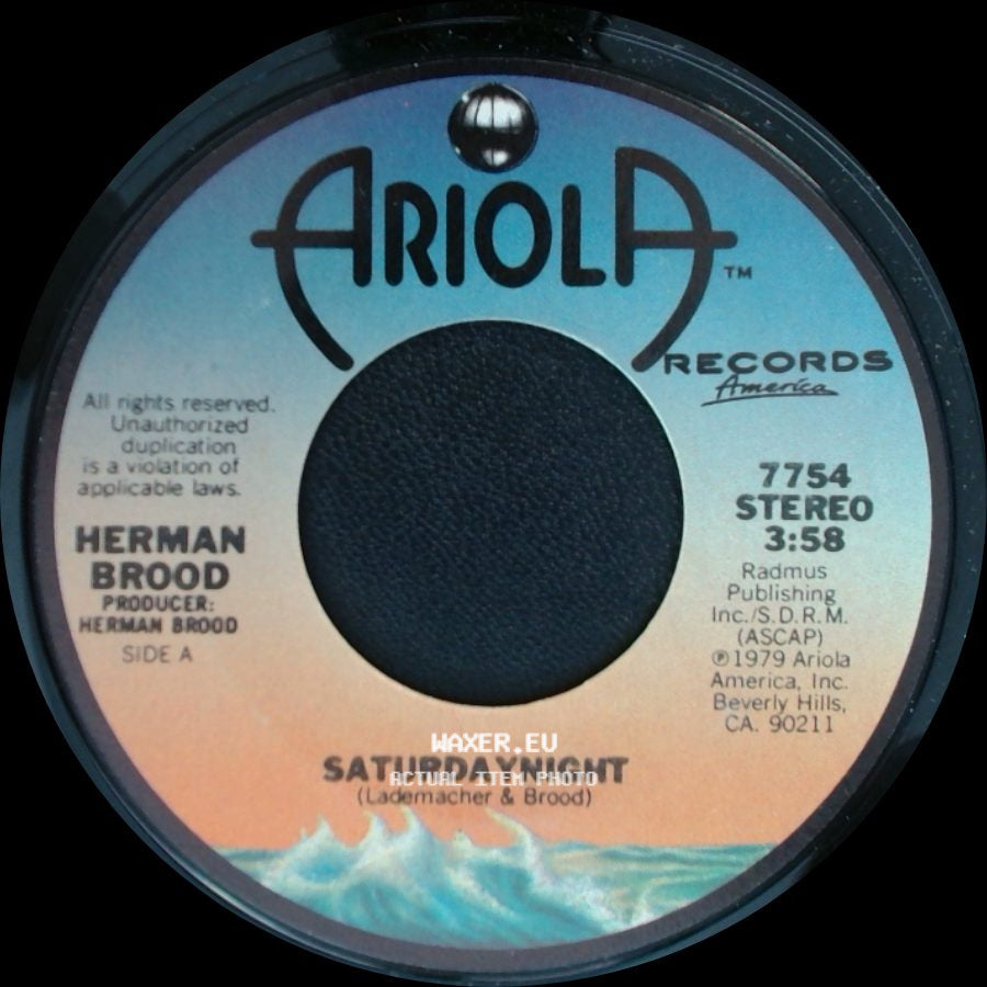 Herman Brood - Saturdaynight / Back (In Y'r Love) side A