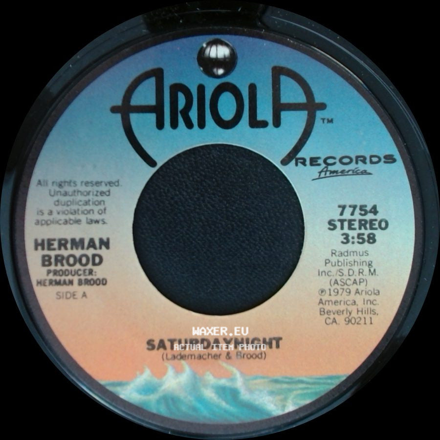 Herman Brood - Saturdaynight / Back (In Y'r Love) side A