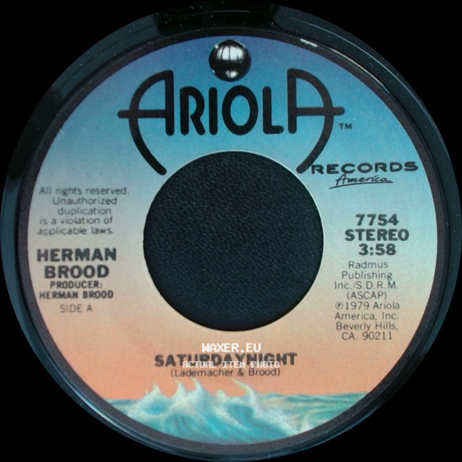 Herman Brood - Saturdaynight / Back (In Y'r Love) side A