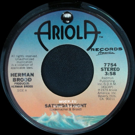 Herman Brood - Saturdaynight / Back (In Yr Love) side A