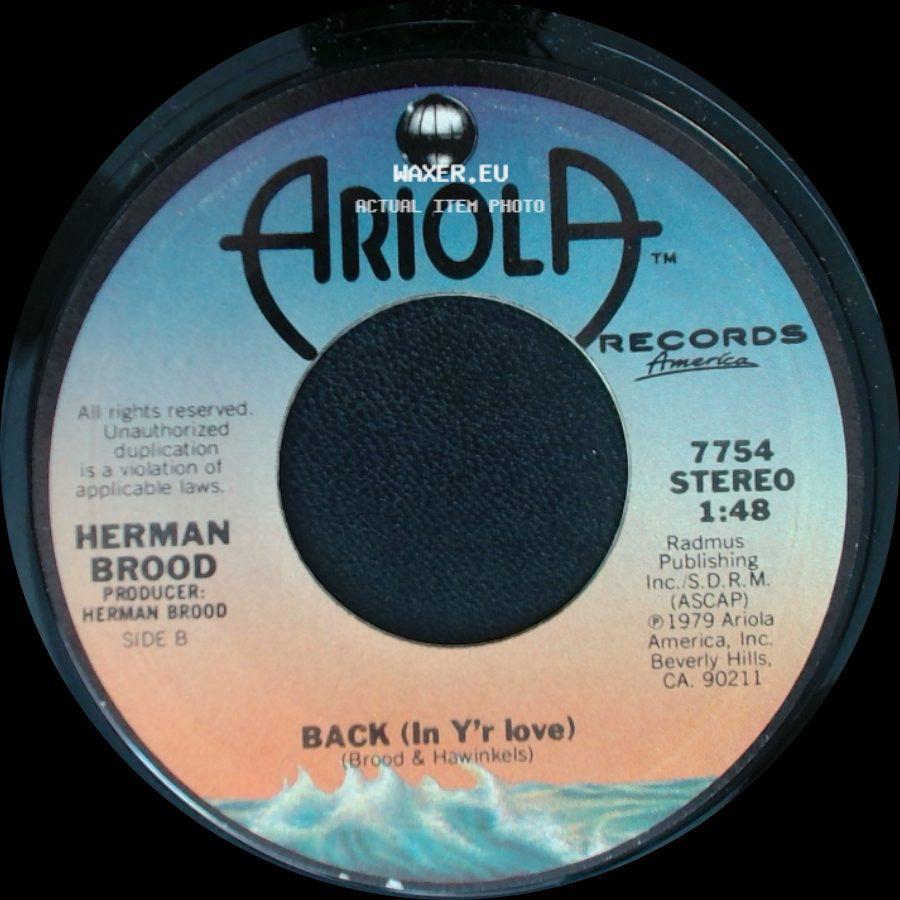 Herman Brood - Saturdaynight / Back (In Yr Love) side B