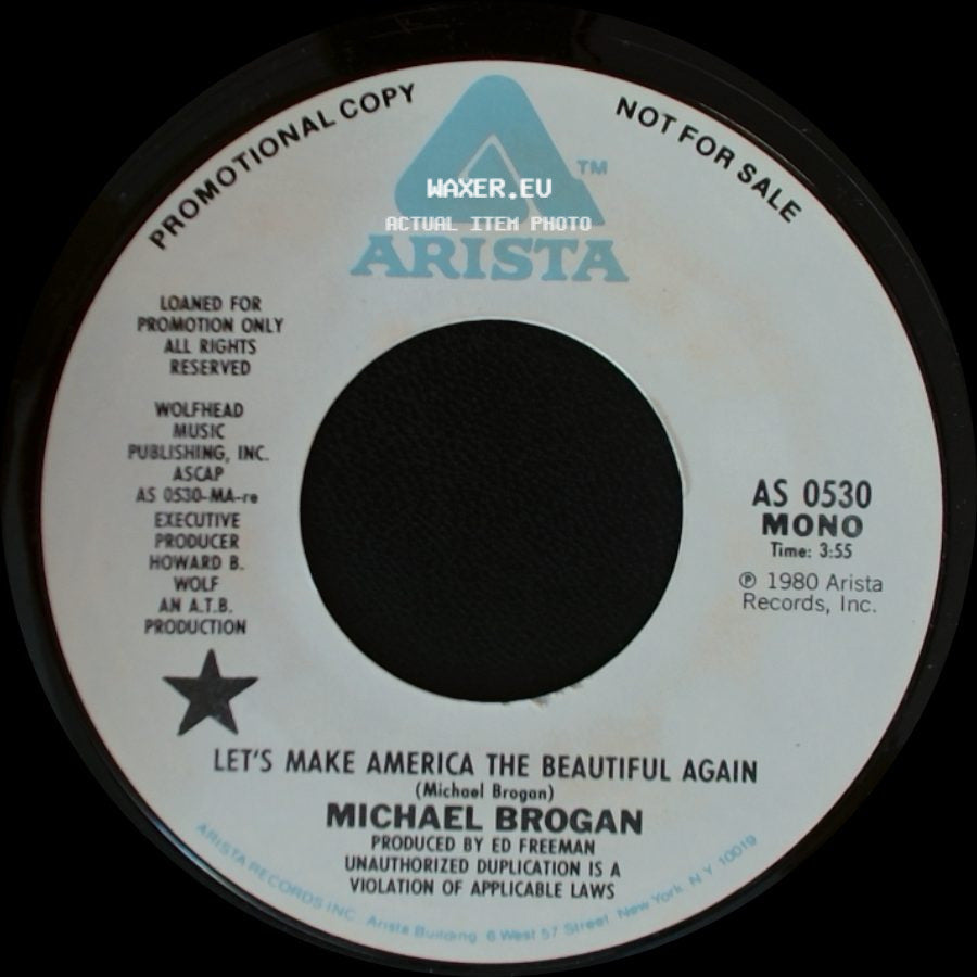 Michael Brogan - Let's Make America The Beautiful Again / Let's Make America The Beautiful Again side A