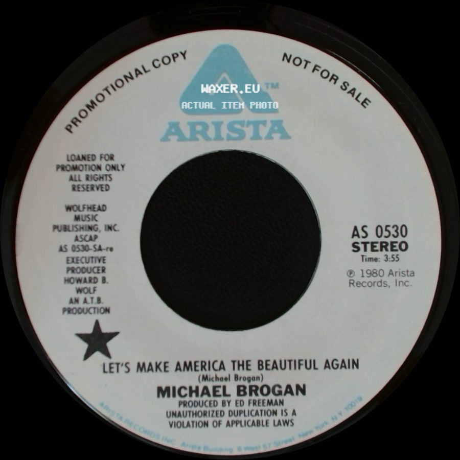 Michael Brogan - Let's Make America The Beautiful Again / Let's Make America The Beautiful Again side B