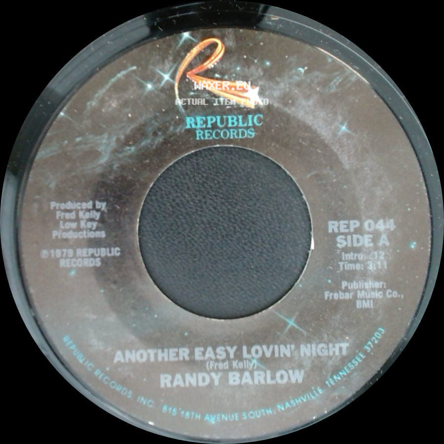 Randy Barlow - Another Easy Lovin' Night / Louisiana-Delta side A