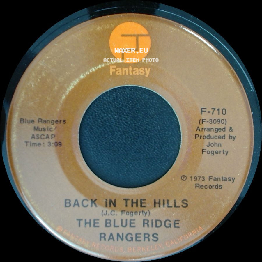 The Blue Ridge Rangers - Back In The Hills / You Don't Owe Me side A