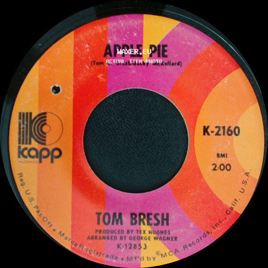 Tom Bresh - Apple Pie / D. B. Cooper, Where Are You? side A