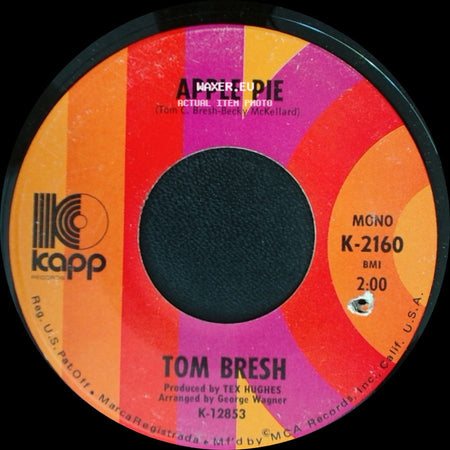 Tom Bresh - Apple Pie / D. B. Cooper, Where Are You? side A