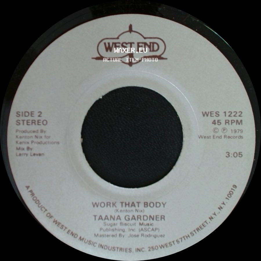 Taana Gardner - When You Touch Me / Work That Body side B