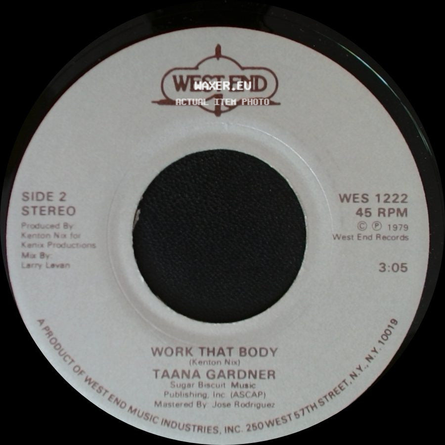 Taana Gardner - When You Touch Me / Work That Body side B