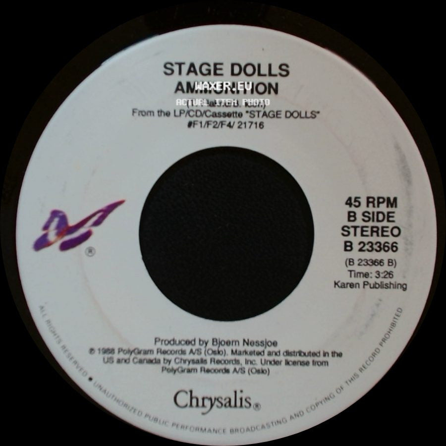 Stage Dolls - Love Cries / Ammunition side B