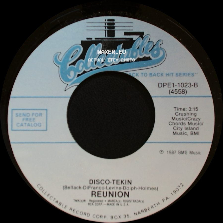 Reunion - Disco-Tekin / Life Is A Rock (But The Radio Rolled Me) side A
